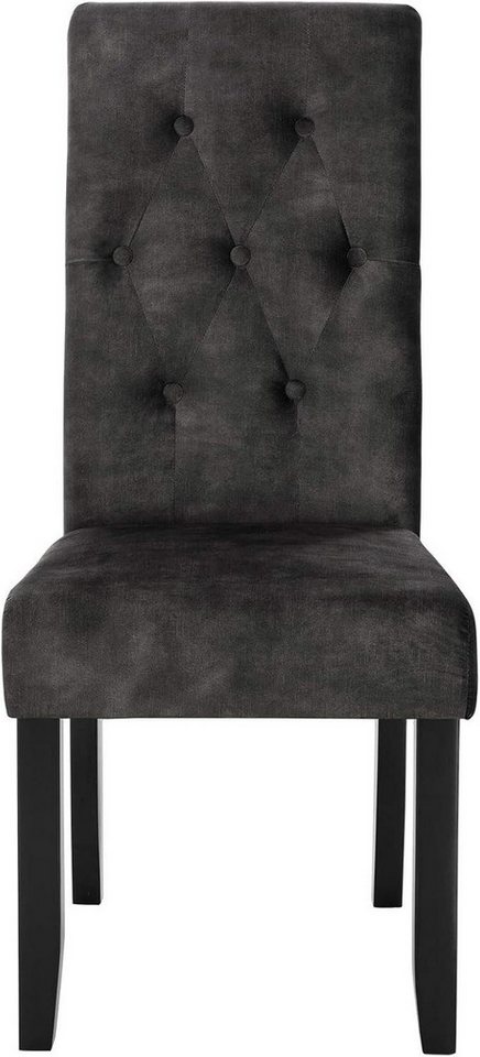 Woltu Esszimmerstuhl (Set, 2 St), Küchenstuhl Lehnstuhl, aus Massivholz – Bild 4 von 5