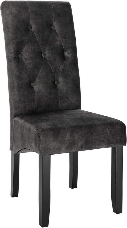 Woltu Esszimmerstuhl (Set, 2 St), Küchenstuhl Lehnstuhl, aus Massivholz – Bild 5 von 5