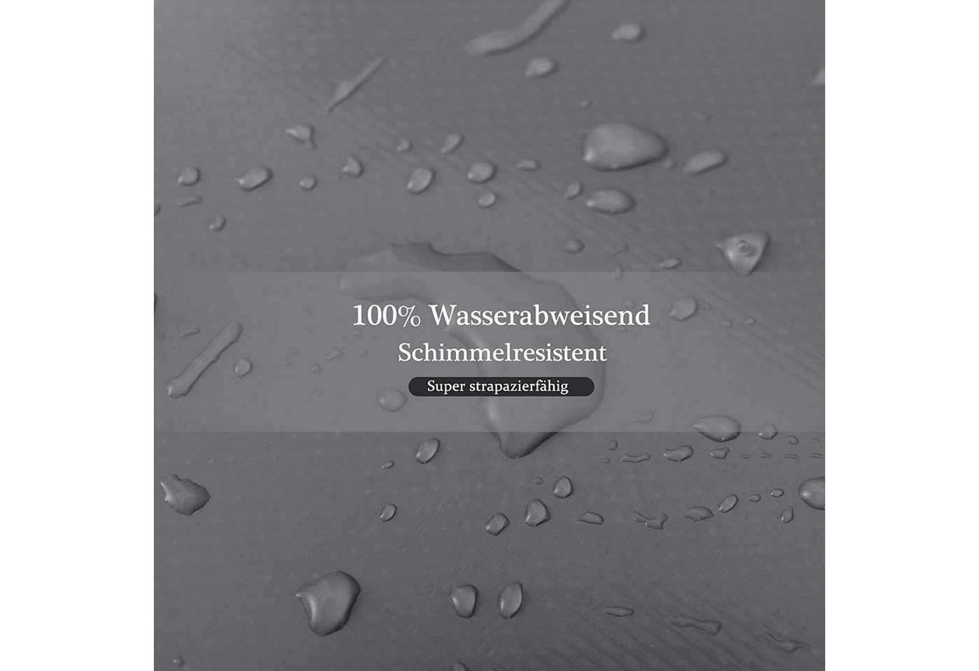 Woltu Gartenmöbel-Schutzhülle (1-St), PVC wasserdicht Schutzplane 500g/m² Bootsplane – Bild 5 von 5