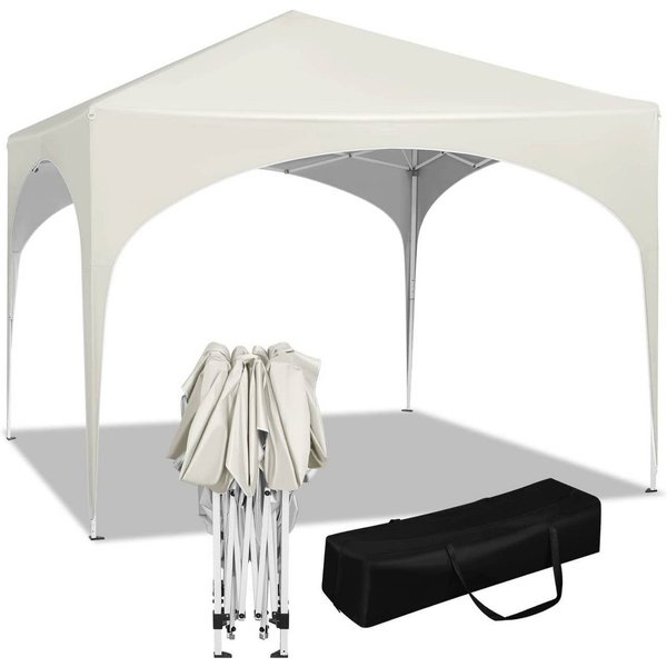 Woltu Pavillon, Pop-Up wasserdicht Sonnenschutz aus Oxford 3x3m