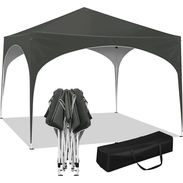 Woltu Pavillon, Pop-Up wasserdicht Sonnenschutz aus Oxford 3x3m