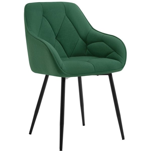Woltu Polsterstuhl (1 St), Esszimmerstuhl ergonomischer aus Samt