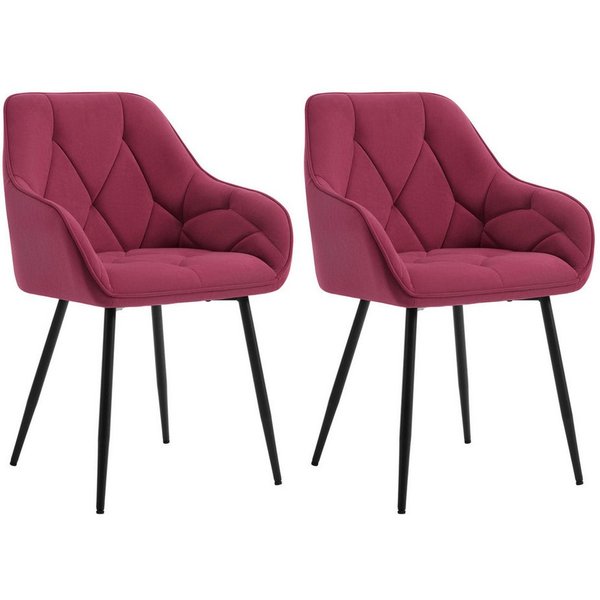 Woltu Polsterstuhl (Set, 2 St), Esszimmerstühle Ergonomisches Design Stuhl