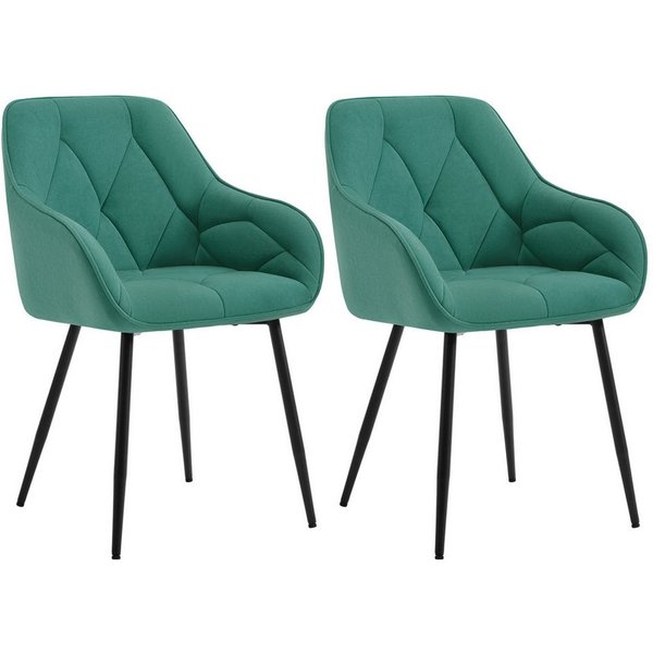 Woltu Polsterstuhl (Set, 2 St), Esszimmerstühle Ergonomisches Design Stuhl