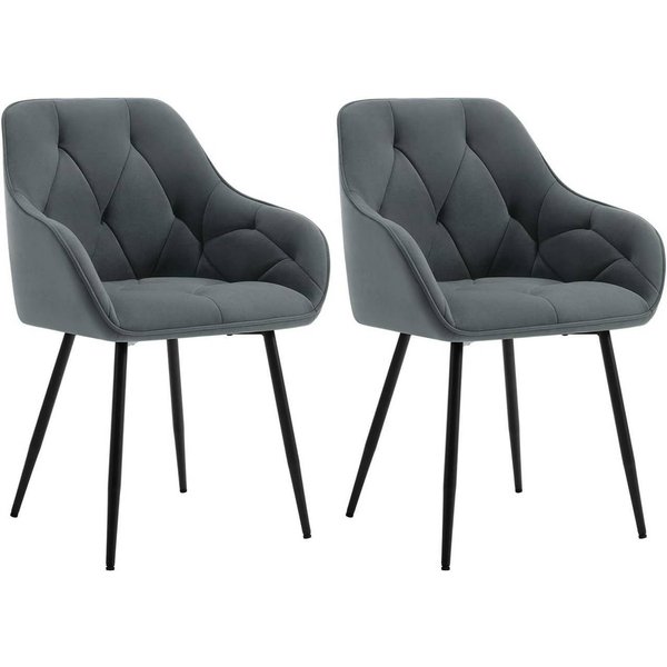 Woltu Polsterstuhl (Set, 2 St), Esszimmerstühle Ergonomisches Design Stuhl