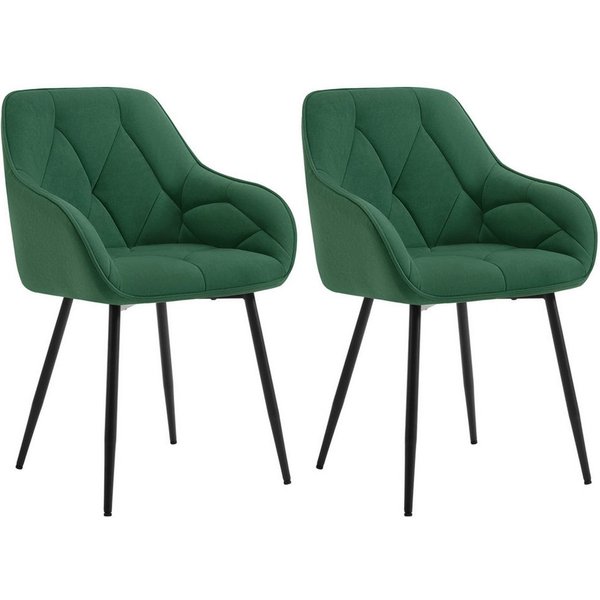 Woltu Polsterstuhl (Set, 2 St), Esszimmerstühle Ergonomisches Design Stuhl