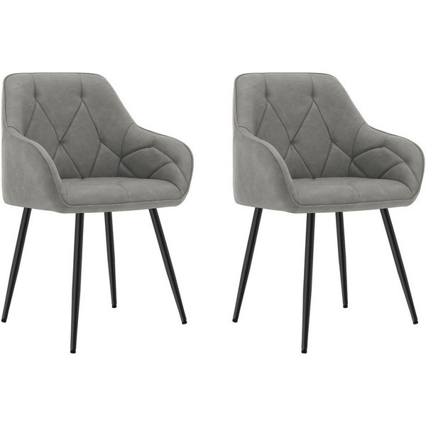 Woltu Polsterstuhl (Set, 2 St), Esszimmerstühle Ergonomisches Design Stuhl
