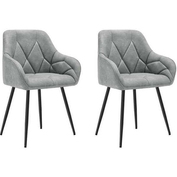 Woltu Polsterstuhl (Set, 2 St), Esszimmerstühle Ergonomisches Design Stuhl