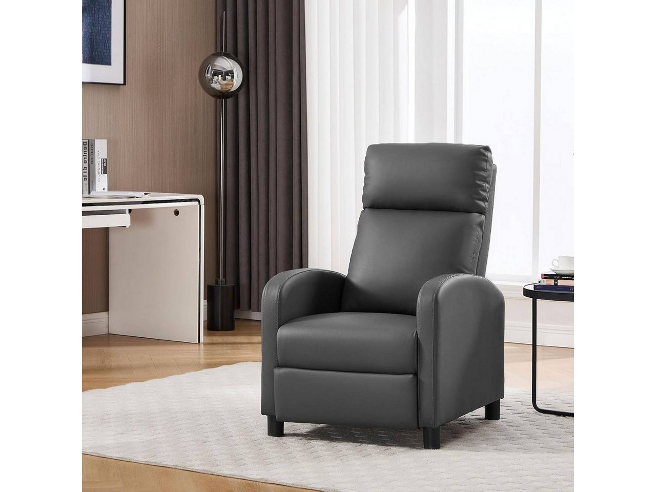 Woltu Relaxsessel (1-St), Lesesessel, Loungesessel mit Liegefunktion – Bild 4 von 5