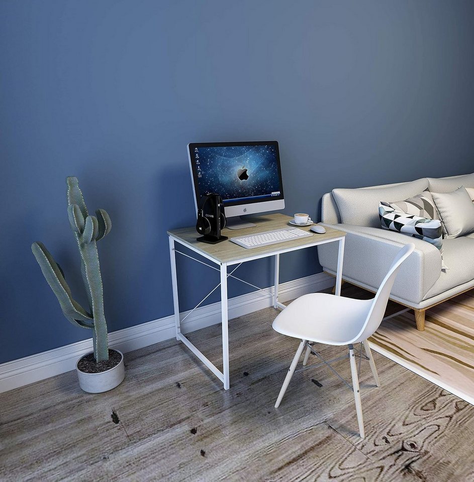 Woltu Schreibtisch (1-St), Computertisch, für Büro Homeoffice Arbeitszimmer Schlafzimmer – Bild 5 von 5
