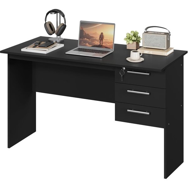 Woltu Schreibtisch, Computertisch 120x60cm Bürotisch PC Tisch, Kinder Arbeitstisch
