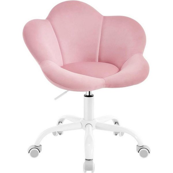 Woltu Schreibtischstuhl (1 St), ergonomisch, höhenverstellbar, Samt