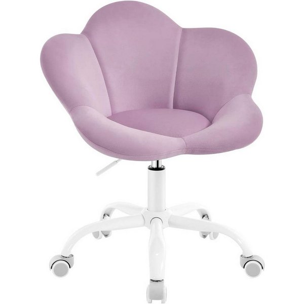 Woltu Schreibtischstuhl (1 St), ergonomisch, höhenverstellbar, Samt