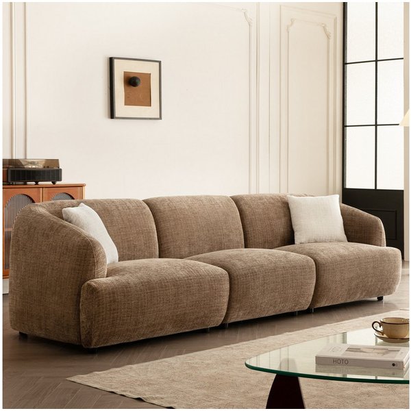 Woltu Sofa, Modulares Sofa, aus Chenille, verstellbaren Füßen