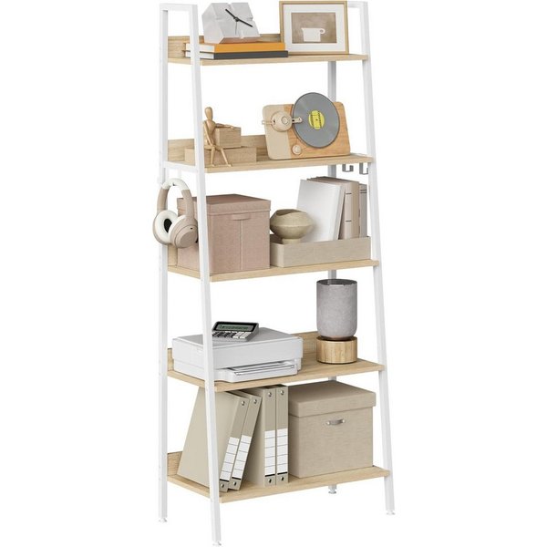 Woltu Standregal, 1-tlg., Leiterregal mit 5/6 Ebenen Standregal Industrie Stil