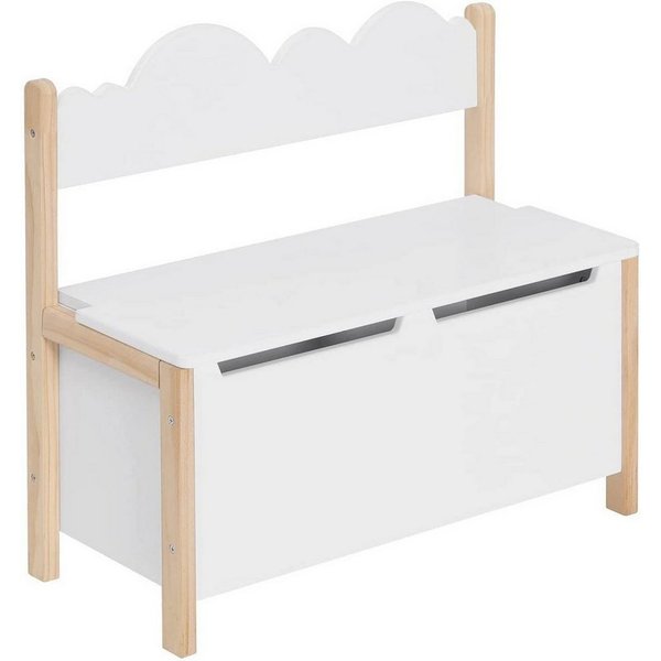 Woltu Truhenbank (1-St), Kindersitzbank mit Stauraum, 2 in 1 Spielzeugkiste