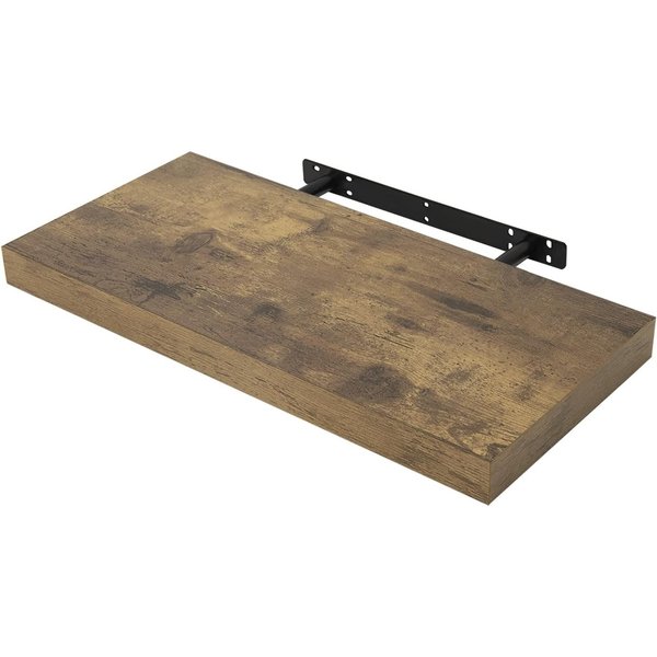 Woltu Wandboard, 1-tlg., Wandregal Holz Schweberegal Regal für Bücher