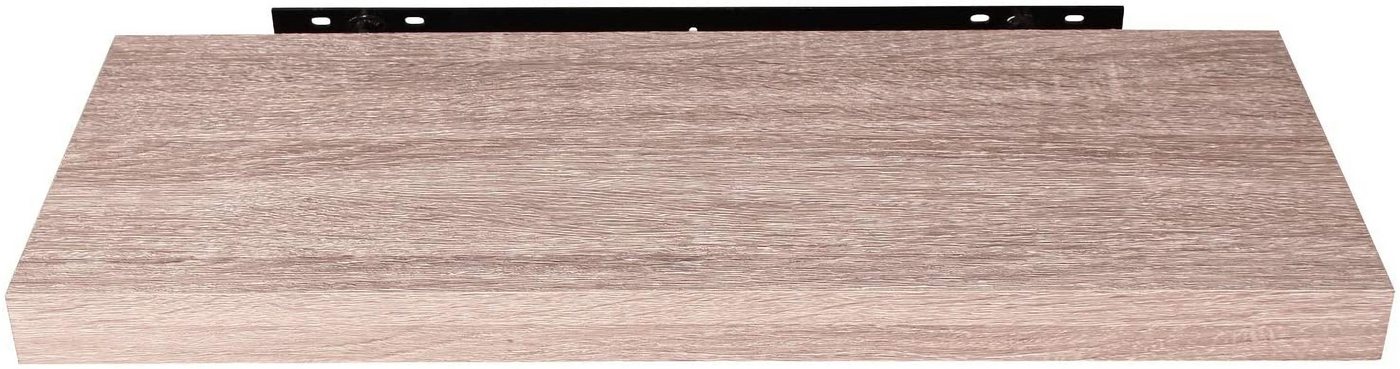 Woltu Wandregal, 1-tlg., Wandregal & WandBoard Sonoma Eiche – Bild 3 von 4