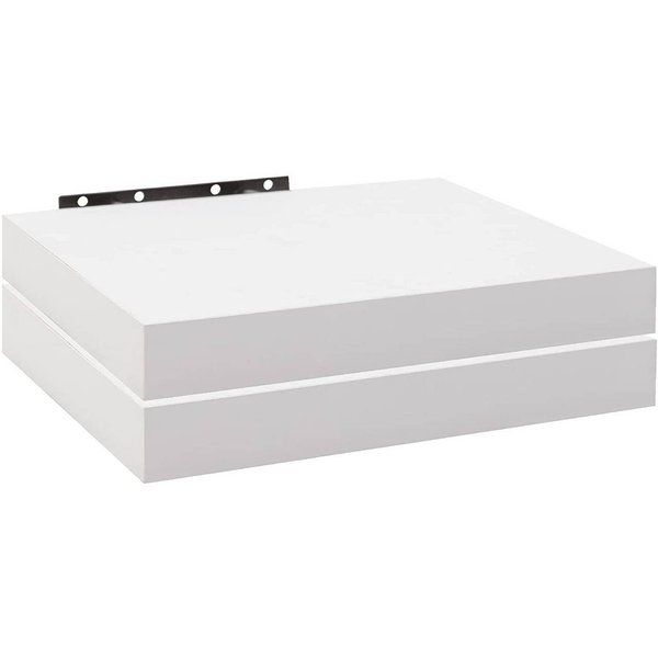 Woltu Wandregal, 2er-Set Wandboard CD DVD Regal Bücherregal Holz Board