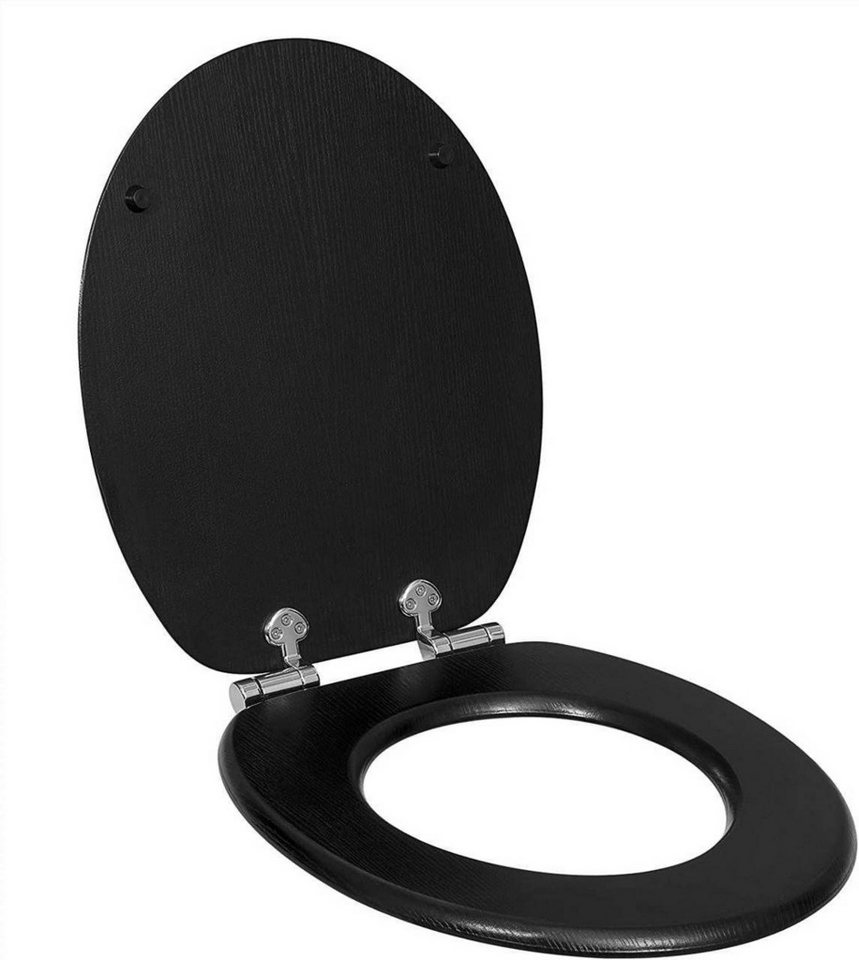 Woltu WC-Sitz (1-St), Toilettensitz mit Absenkautomatik Softclose Scharnier – Bild 4 von 5