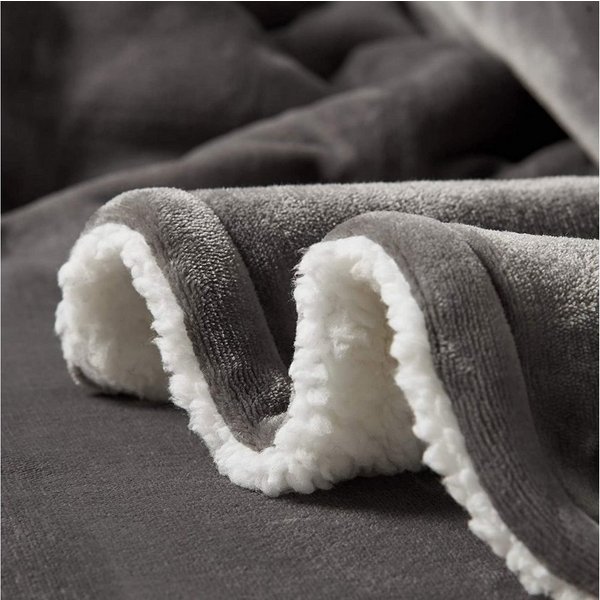 Wohndecke, Woltu, super Dicke Warme Fleecedecke Kuscheldecke Sofadecke