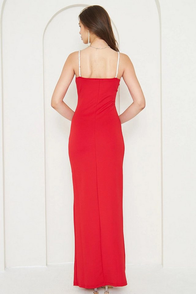 WOMAN VISION Maxikleid Maxikleid mit Schlitz – Bild 3 von 5