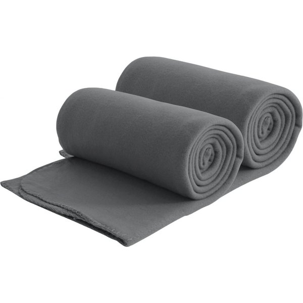Wohndecke 2er Set eco-line Fleecedecke ca. 130x160, wometo, OEKO-TEX®, 100% recyceltes Material, Antipilling