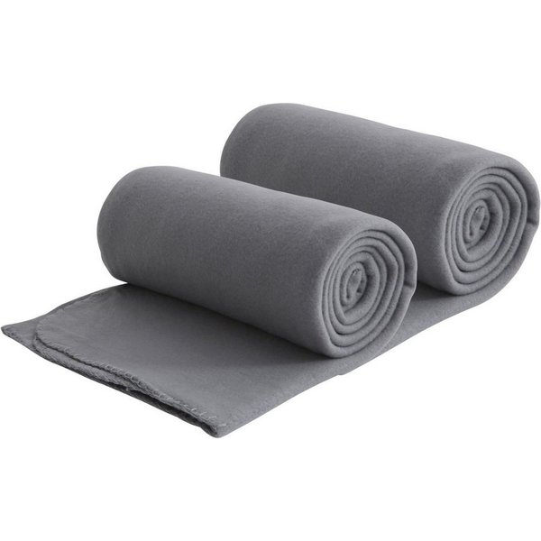 Wohndecke 2er Set eco-line Fleecedecke ca. 130x160, wometo, OEKO-TEX®, 100% recyceltes Material, Antipilling