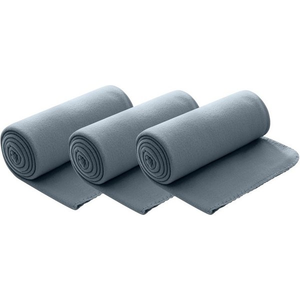 Wohndecke Polar-Fleece, wometo, OEKO-TEX®, 3 Fleecedecken mit Kettel-Rand & Anti-Pilling