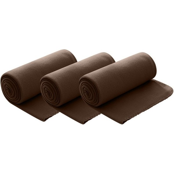 Wohndecke Polar-Fleece, wometo, OEKO-TEX®, 3 Fleecedecken mit Kettel-Rand & Anti-Pilling