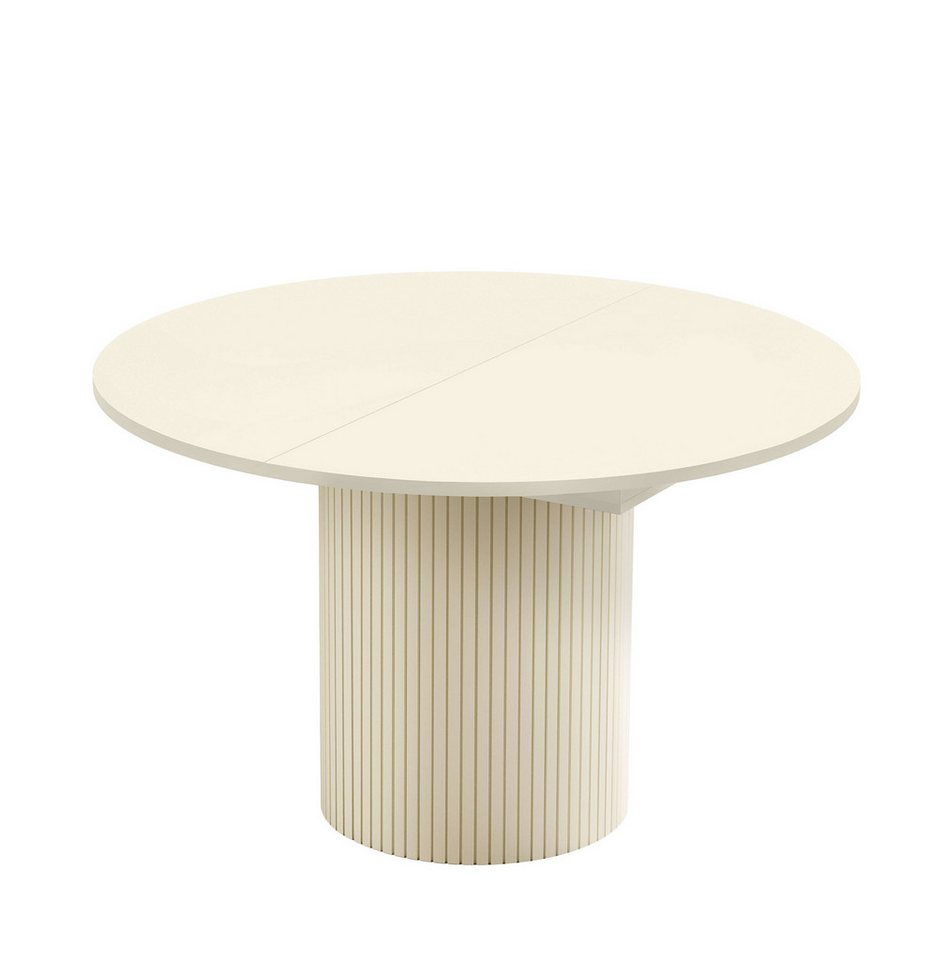 Woodman Esstisch Toscana, Speisetisch, Tisch (Made in Europe), Breite 120 cm, melaminbeschichtet, mit Verlängerungsplatten, FSC® – Bild 4 von 5