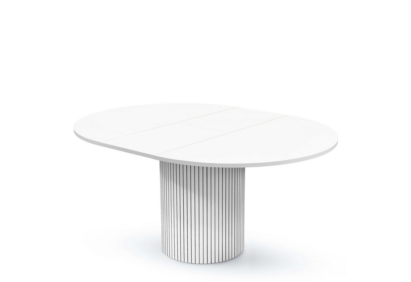 Woodman Esstisch Toscana, Speisetisch, Tisch (Made in Europe), Breite 120 cm, melaminbeschichtet, mit Verlängerungsplatten, FSC® – Bild 4 von 5
