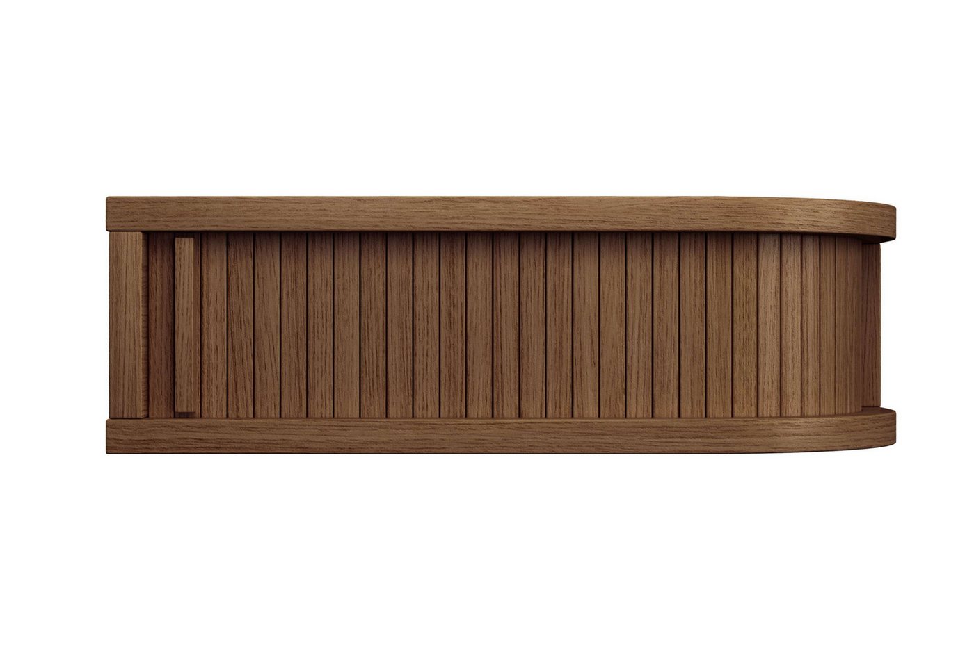 Woodman Nachttisch Farsta, Nako, Nachtkommode (Made in Europe), in 3 Farben, mit Tambourschiebetüren, mit Eichenholz furniert, FSC® – Bild 3 von 5