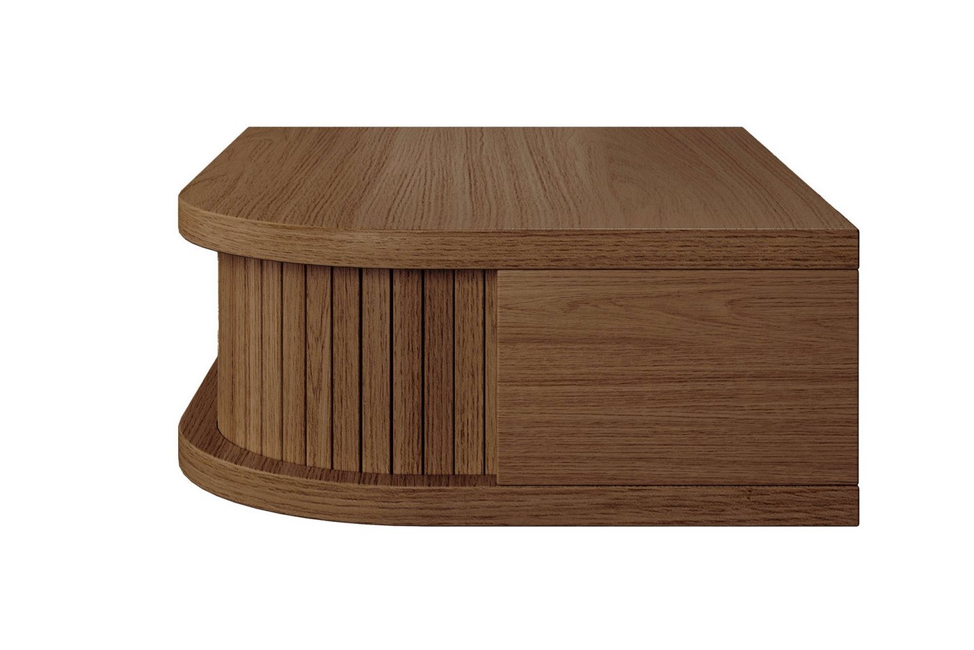 Woodman Nachttisch Farsta, Nako, Nachtkommode (Made in Europe), in 3 Farben, mit Tambourschiebetüren, mit Eichenholz furniert, FSC® – Bild 5 von 5