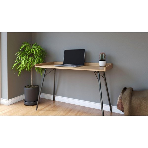 Woodman Schreibtisch Rayburn, Computertisch, Home Office (Made in Europe), im schlichten skandinavischen Design, FSC®-zertifiziert