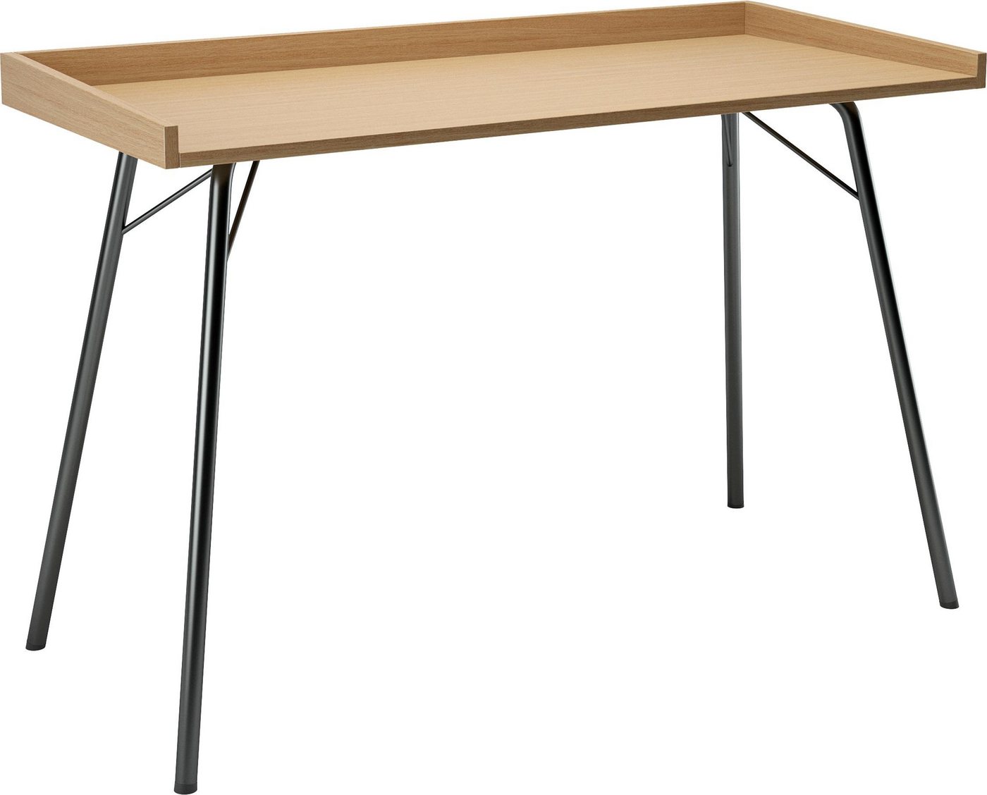 Woodman Schreibtisch Rayburn, Computertisch, Home Office (Made in Europe), im schlichten skandinavischen Design, FSC®-zertifiziert – Bild 2 von 5