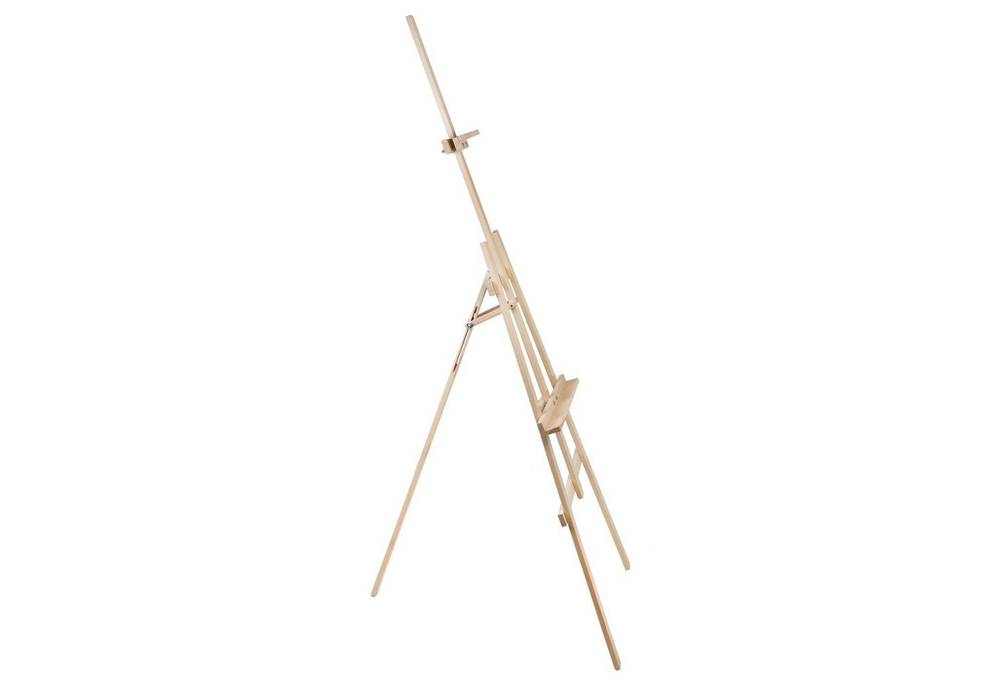 WOODOK Staffelei Malstaffelei 150cm, Stufenlose Neigungs- u. Höhenverstellung – Bild 4 von 5