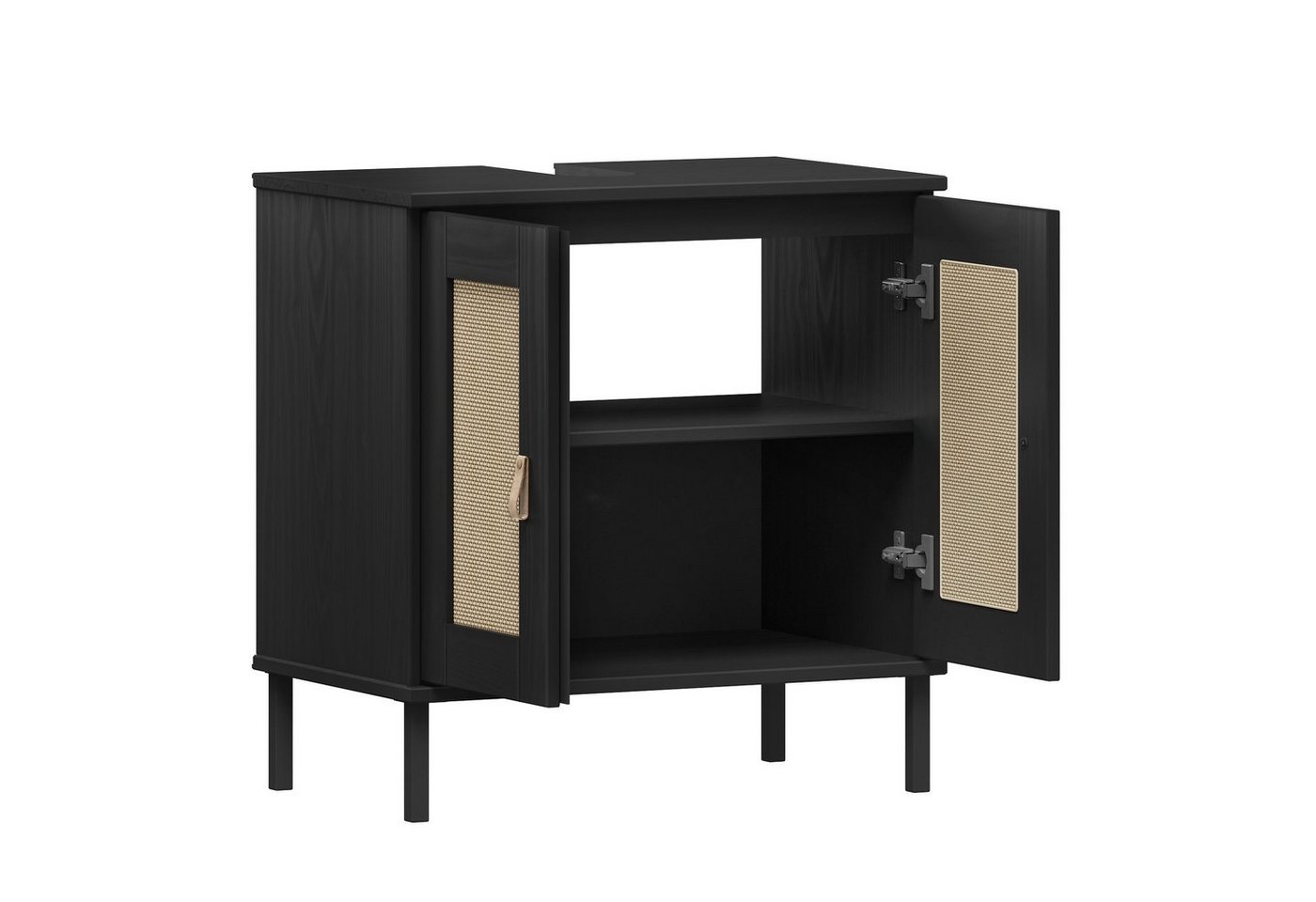 Woodroom Badmöbel-Set Valencia, (5-St), Kiefer massiv lackiert – Bild 2 von 5