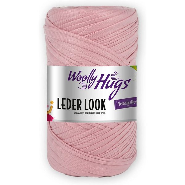 Woolly Hugs Woolly Hugs LEDER LOOK Häkelwolle, 80 m (Luxus-Garn mit Leder-Optik, ideal für DIY-Taschen), 200 g