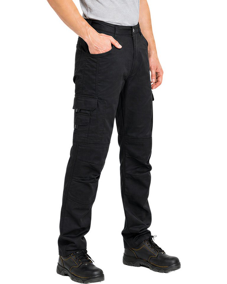 WORK IDEA Arbeitshose Herren Camouflage Cargohose mit Kniepolstertaschen (1-tlg) – Bild 3 von 5