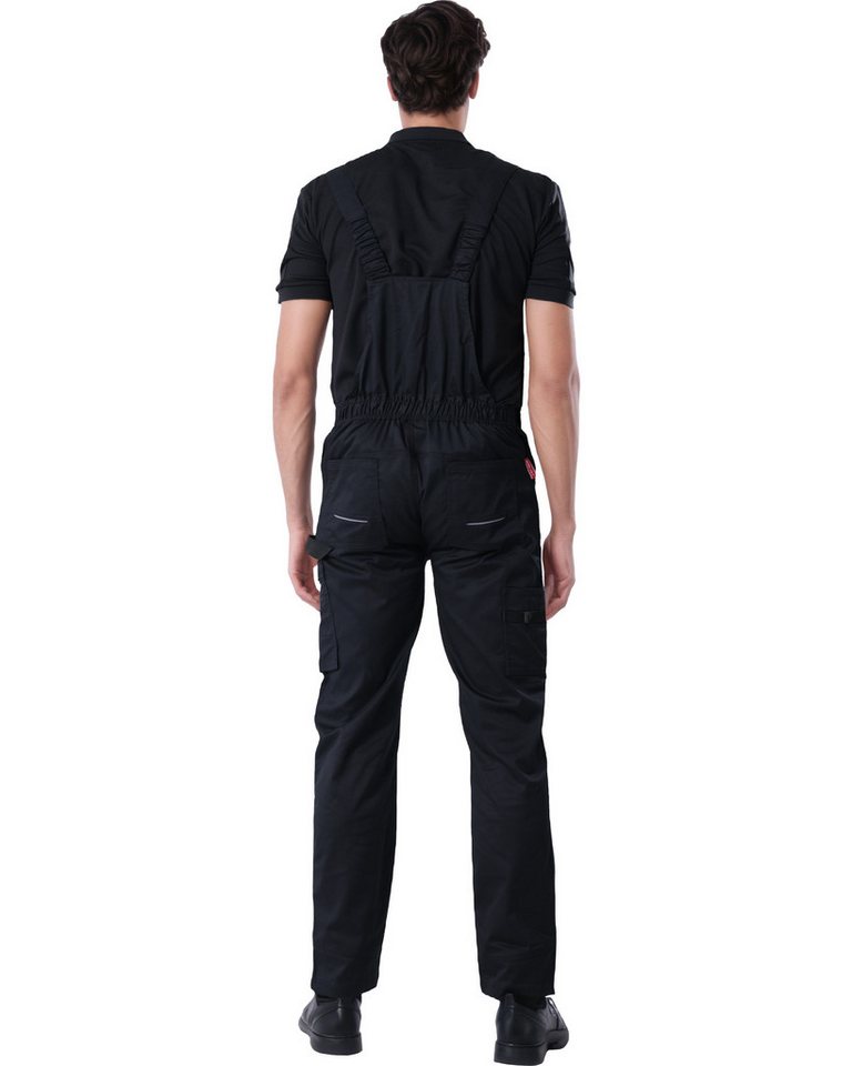 WORK IDEA Arbeitshose Herren Latzhose Arbeitshose mit zahlreichen Taschen & Werkzeugtaschen (1-tlg) – Bild 3 von 5