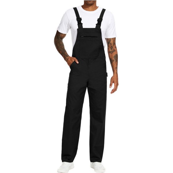 WORK IDEA Arbeitslatzhose Herren Arbeitshose Herren Latzhose Multi Pocket Arbeitslatzhose (1-tlg) geeignet für Garten, Malerarbeiten und Outdoor-Einsätze