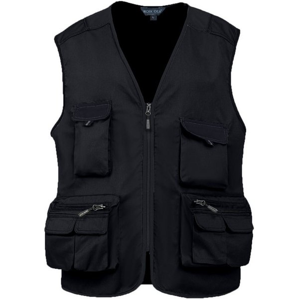 WORK IDEA Arbeitsweste Herren Outdoor Arbeitsweste, Mehrtaschen Angelweste (1-tlg) leichte atmungsaktive Tarnmuster Sommerweste