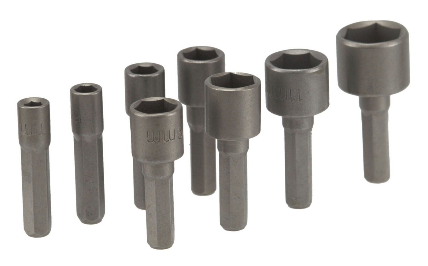 Work-it Stecknuss Bit Stecknuss Satz 8 teilig 4-13mm – Bild 3 von 3