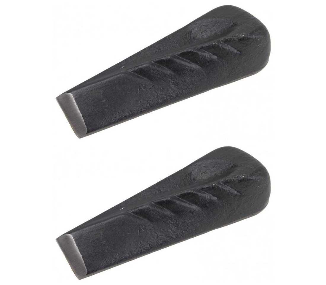 Work plus Drehspaltkeil 2er Set Spaltkeile je 2,25kg Stahl Fällkeil Drehspaltkeil, (2-St) – Bild 2 von 4