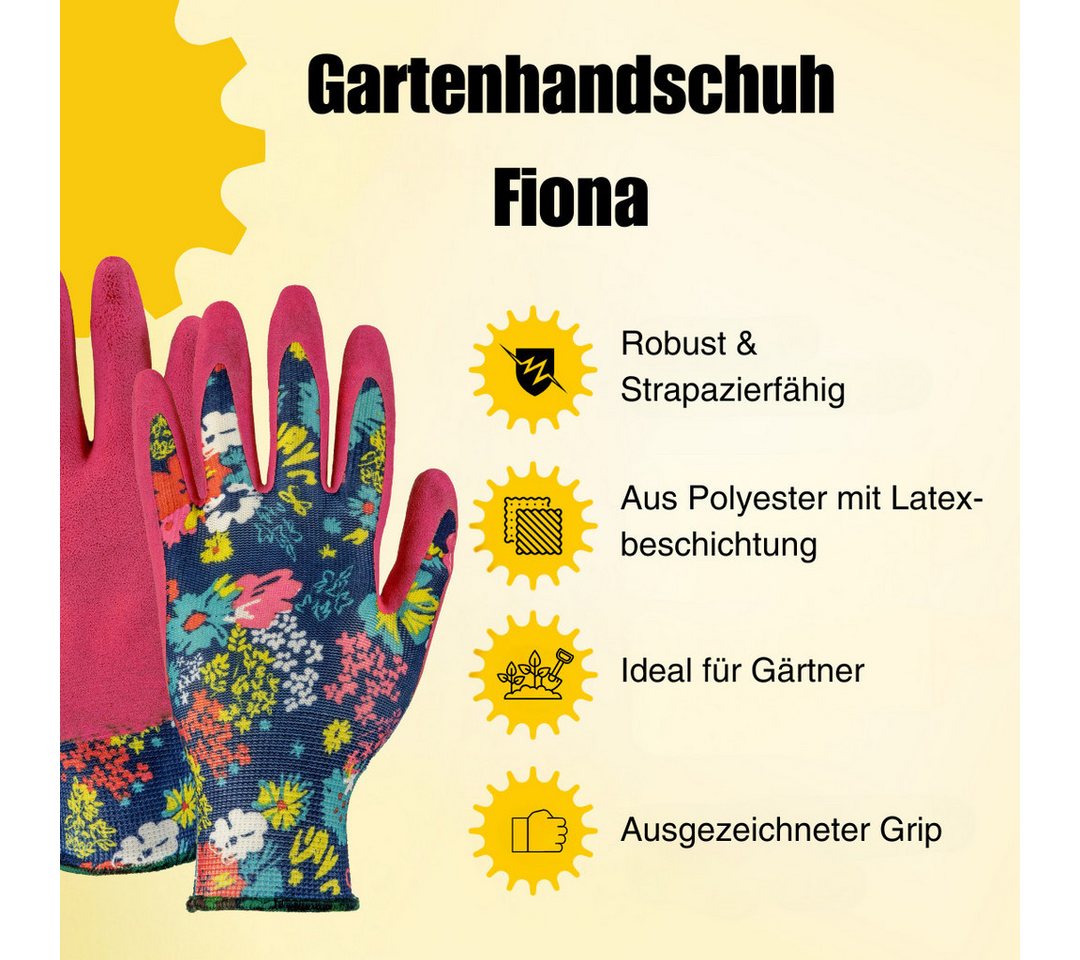 Workpower Gartenhandschuhe FIONA Hoher Grip, atmungsaktiv, elastisch – Bild 2 von 5