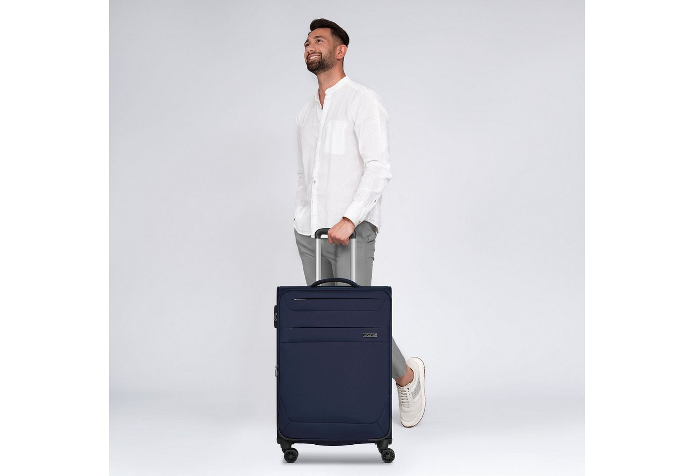 WORLDPACK Weichgepäck-Trolley Chicago, 4 Rollen, Polyester – Bild 2 von 5
