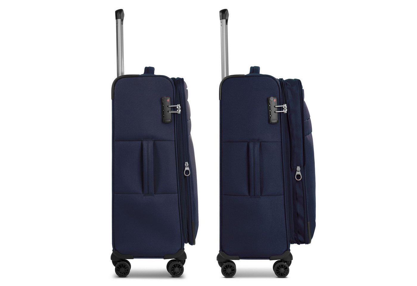 WORLDPACK Weichgepäck-Trolley Chicago, 4 Rollen, Polyester – Bild 5 von 5