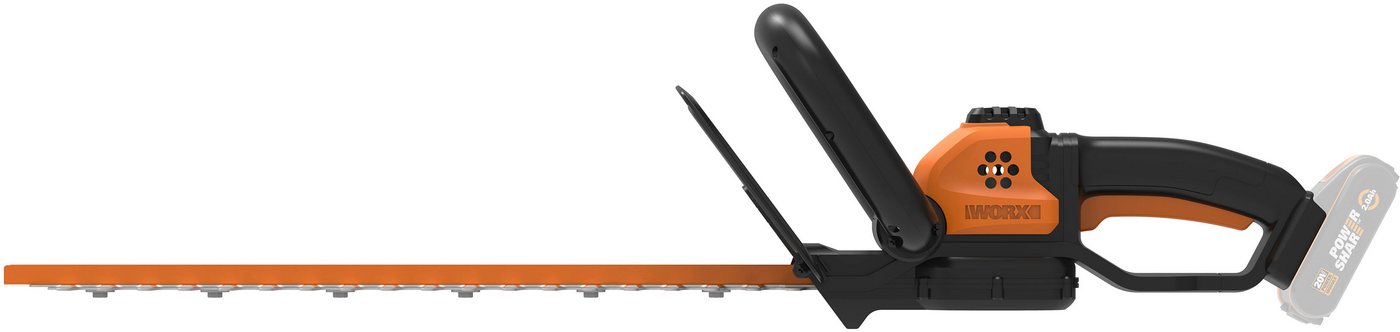 Worx Akku-Heckenschere WG261E.9, 44 cm Schwertlänge, 16 mm Zahnabstand, ohne Akku und Ladegerät – Bild 2 von 5