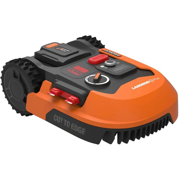 Worx Rasenmähroboter Landroid M700 Plus, bis 700 m² Rasenfläche, (Set), 700m², 20V/4Ah, 18cm/30-60mm, WiFi/Bluetooth, Cut to edge, PowerShare